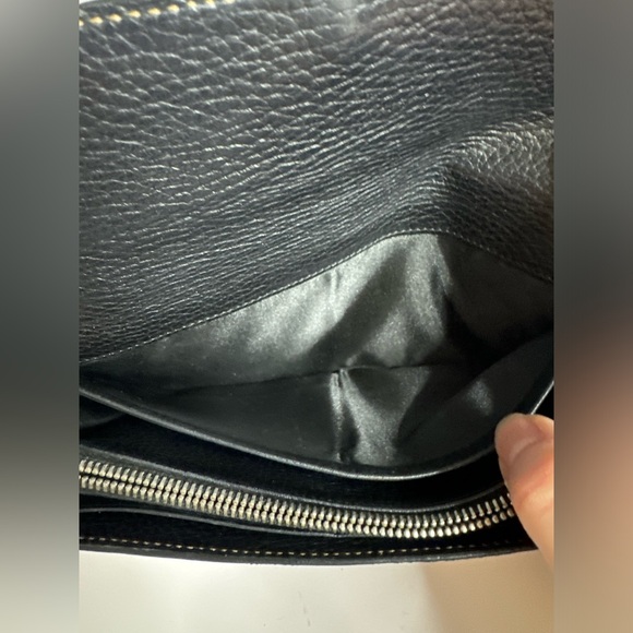 Tod’s Black Pebbled Leather Long Wallet - Picture 8 of 12